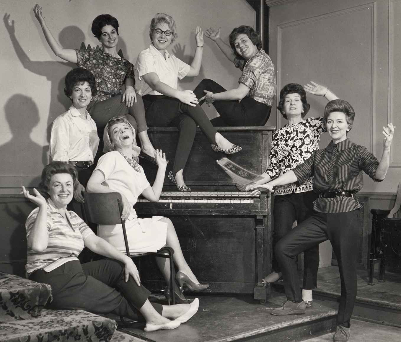 The cast of Shalom, a United Jewish Appeal production, Vancouver, B.C. 1950.